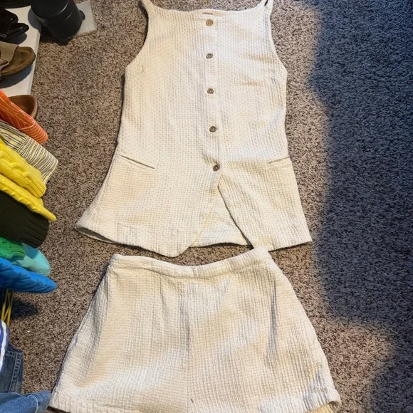 Free People Coastal Classy Short Set - Picture 3 of 5